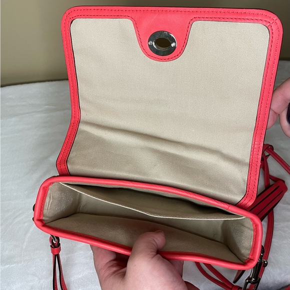 Coach Legacy Leather Pink Penny Crossbody - Picture 7 of 10